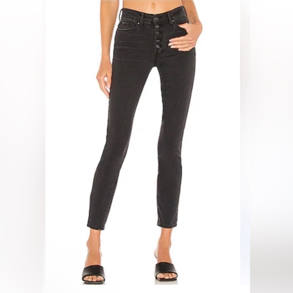 PAIGE Women's Hoxton Slim Black Jeans